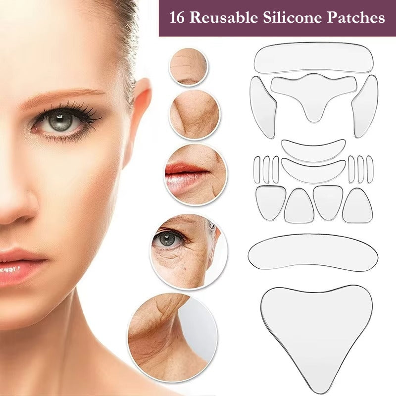 16 Reusable Silicone Patches
