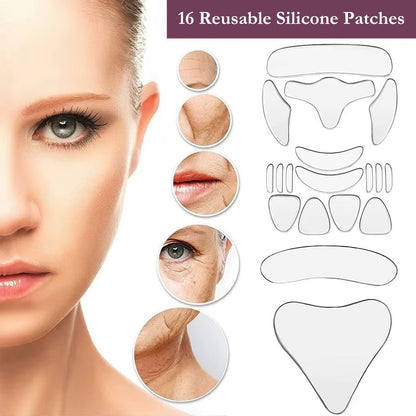 16 Reusable Silicone Patches