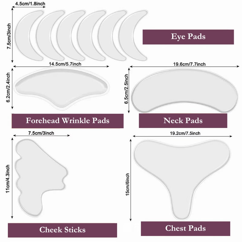 16 Reusable Silicone Patches