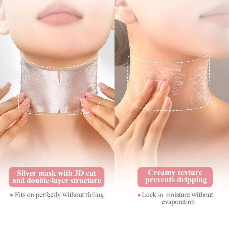 Neck Care Set - Collagen Mask + Astaxanthin Serum